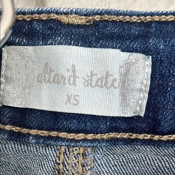 Altar'd State Blue A-Line Embellished Mini Skirt - Picture 3 of 10